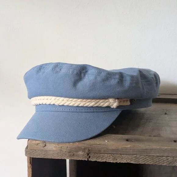 Brixton Blue Fiddler Cap Size Small Womens - Picture 4 of 4